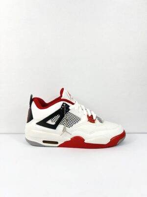 Tênis Air Jordan 4 - Branco/Vermelho