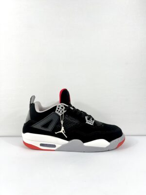 Tênis Air Jordan 4 - Preto/Branco/Vermelho