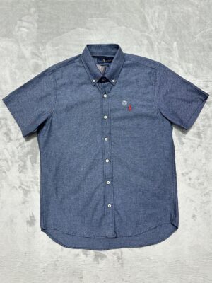 Camisa Social Manga Curta Ralph Lauren - Grafite