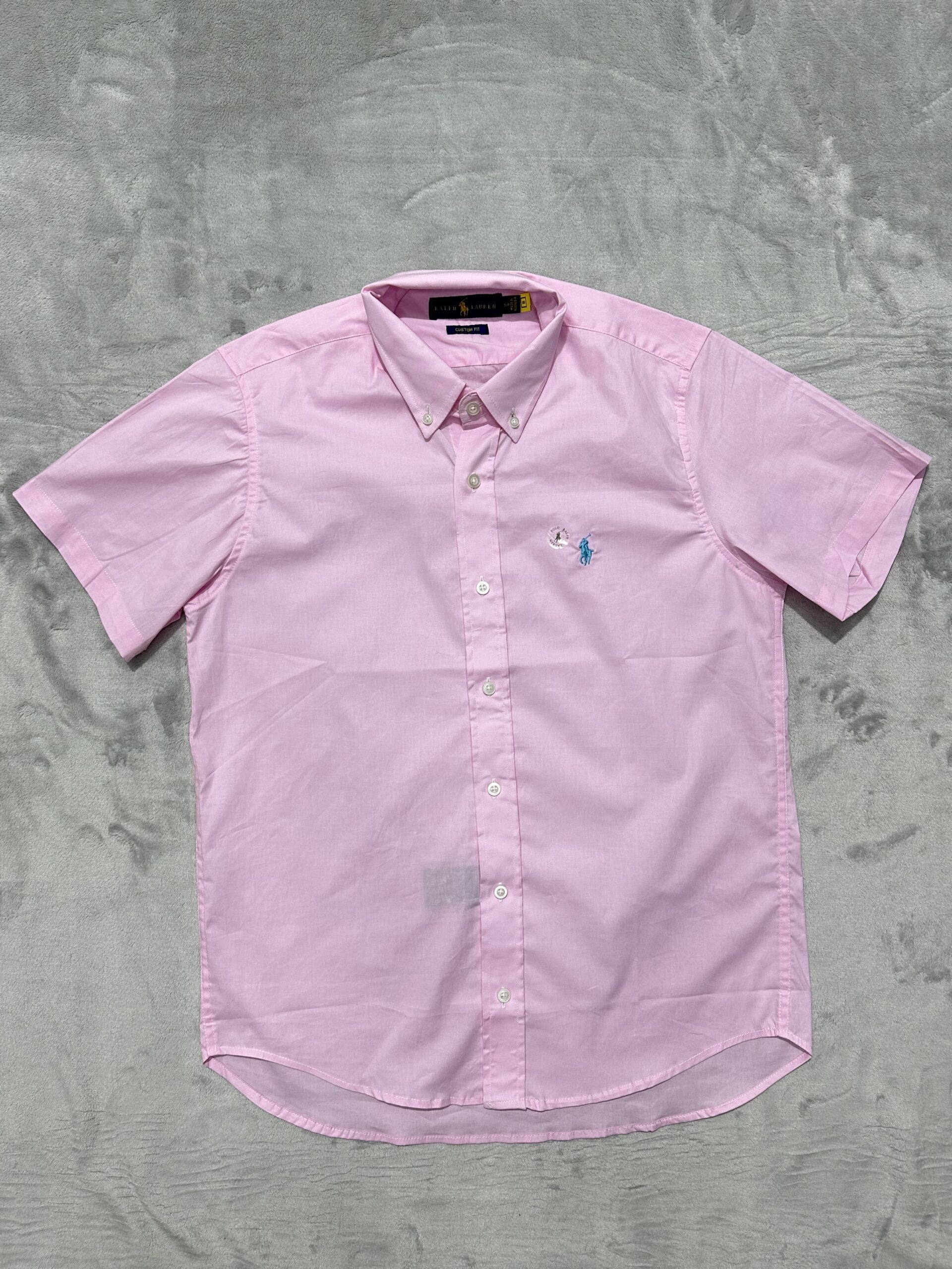 Camisa Social Manga Curta Ralph Lauren - Cor Rosa