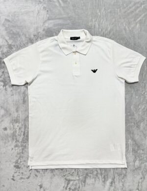 Camisa Polo Armani - Cor Branca