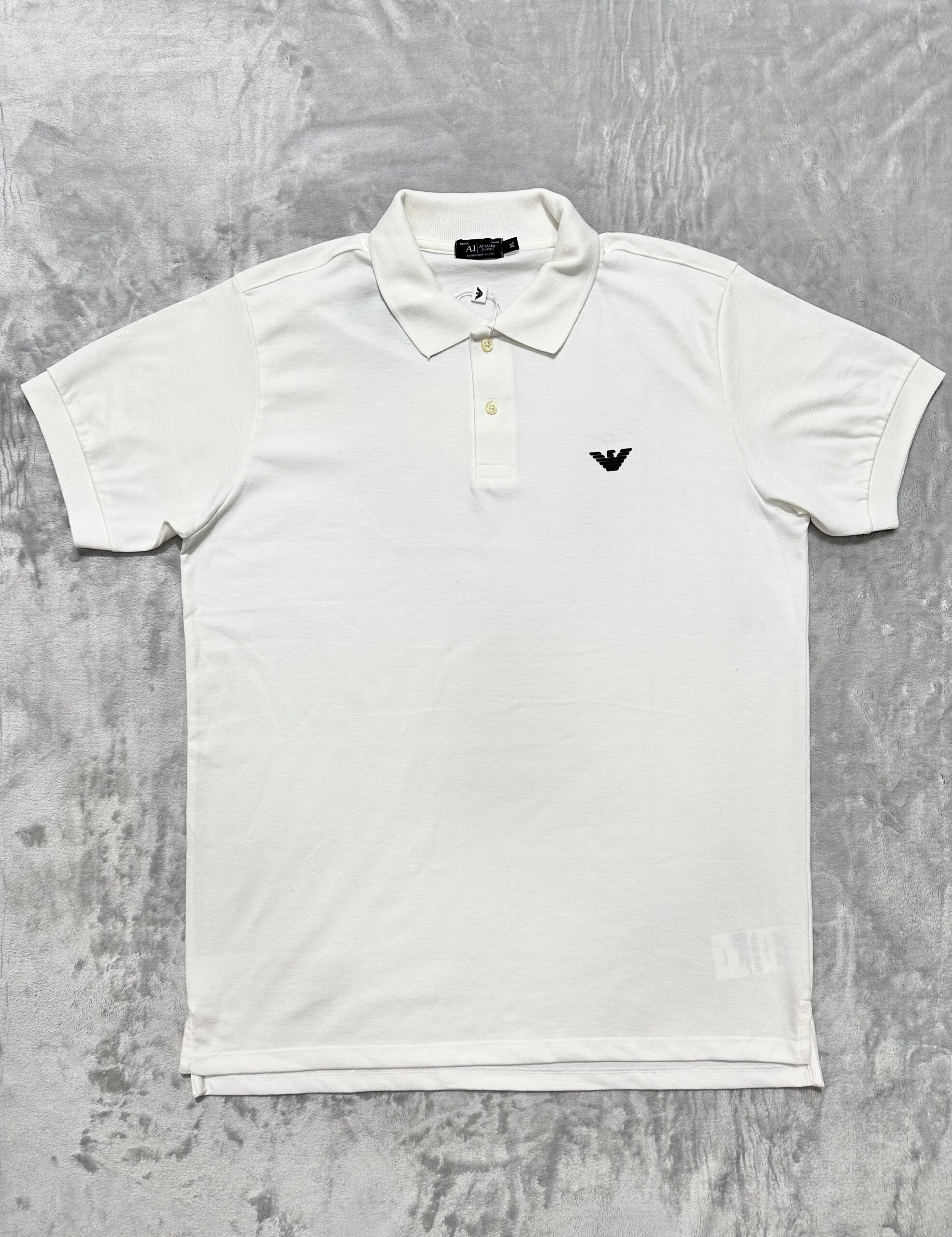 Camisa Polo Armani - Cor Branca