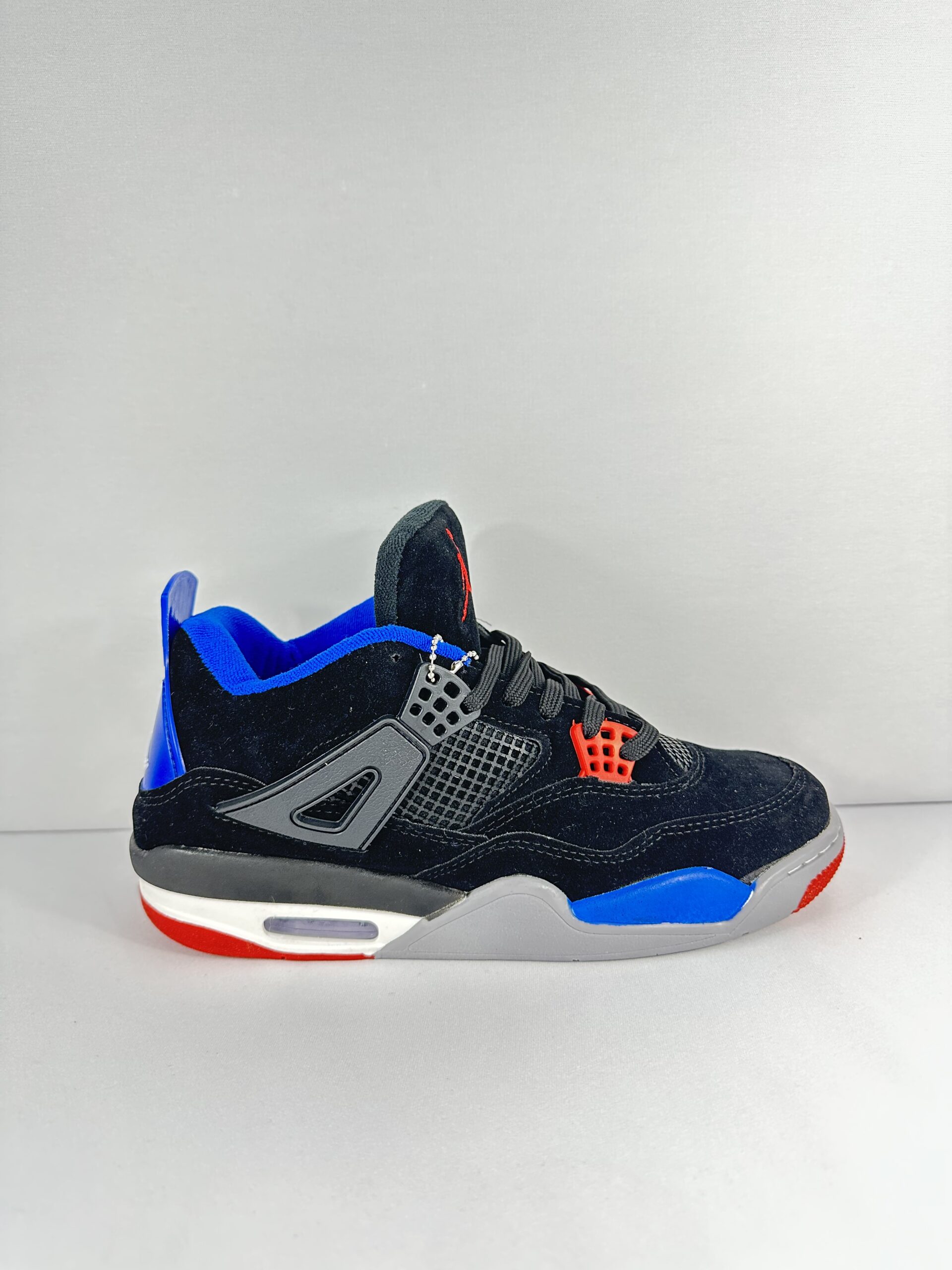 Tênis Air Jordan 4 - Preto/Azul/Vermelho